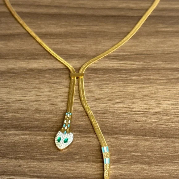 Snake necklace Q718 - Picture 3 of 6